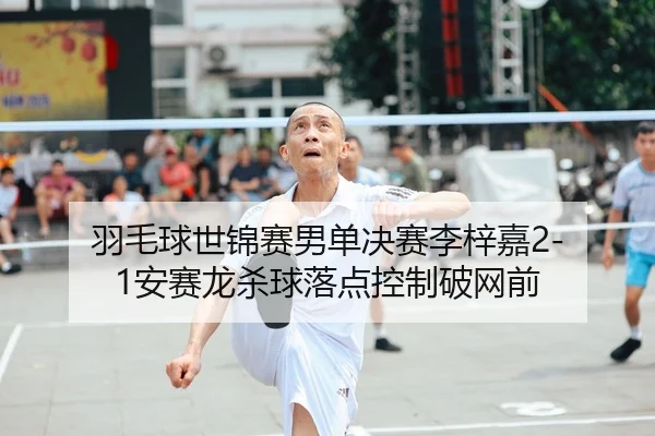 羽毛球世锦赛男单决赛李梓嘉2-1安赛龙杀球落点控制破网前